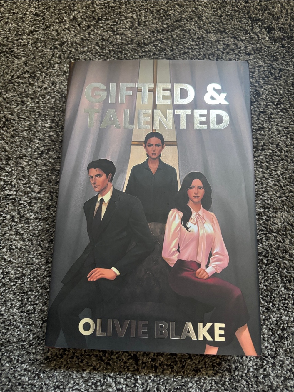 Gifted & Talented by Olivie Blake — Hardcover Book, Grey Cover